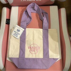 Trader Joe's mini tote - Purple